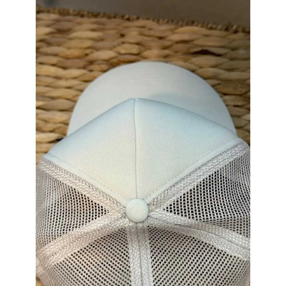 Sendero Provisions Co Cowboy Hat Trucker Snapback Cream Mesh Cap Adult